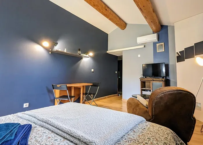 Studio Du Petit Caillou En Drome Provencale , Jacuzzi Privatif En Supplement